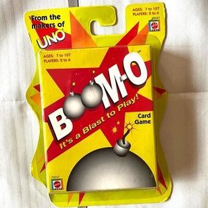 UNO BOOM-O Vintage Mattel Card Game NEW SEALED RARE OUT Of PRINT